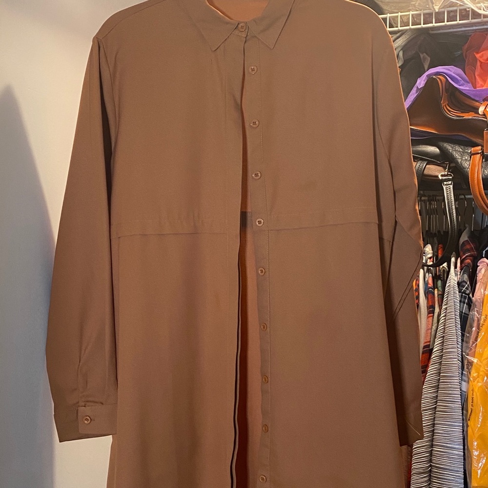 Burnt Orange button down